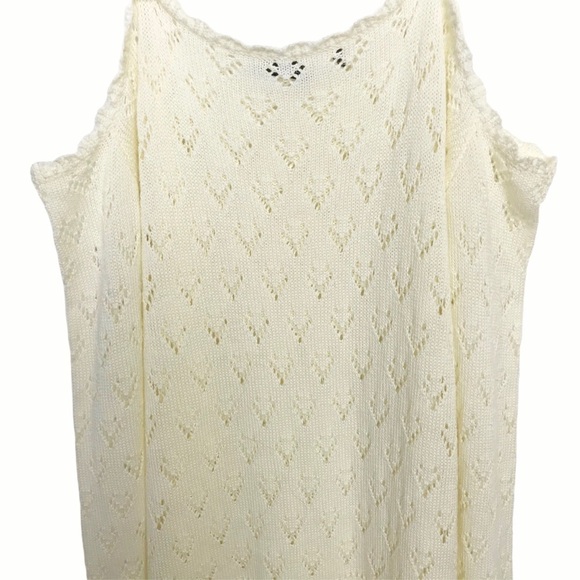 Forever 21 Open Knit Off the Shoulder Cover Up Dress - Picture 9 of 10